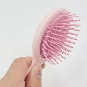 두피머리빗 엉킨 마사지 자극없는 부드러운 패들헤어빗 컴팩트한 (WFJ6ZCM)