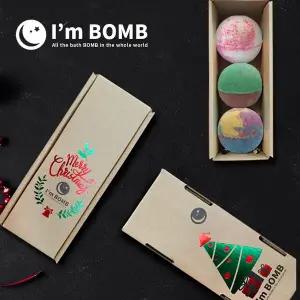 [아임밤] 입욕제 3구 크리스마스 배쓰밤 선물세트