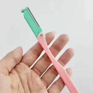 잔털용눈썹면도기 편리한휴대 리필날 얼굴 잔털 정리면도기 (WFJ6EUF)