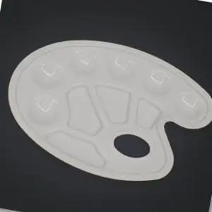 미술 작업용 손걸이형 팔레트 교실 물감 예술 작업 도구 (WFK6LJR)