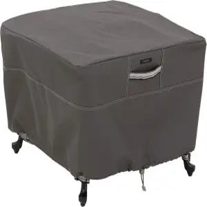 클래식 액세서리 Ravenna 생활 방수 26인치 정사각형 파티오 오토만/테이블 커버 아웃도어 테이블