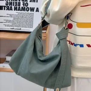 여성 청청패션 학생룩 꾸안꾸 데일리백 빈티지 데님 숄더 크로스백 (WFK8XO4)