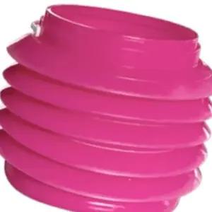 자바라 형태 물통 핑크색 학교용 준비물 핸드형 물감통 학생용 (WFK6M8C)