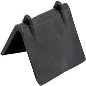 Myte 제품 200Pcs 1-1/4 x 1 폴리에스터 스트랩용 스트랩 보호기 - 검은색 플라스틱 포장 가장자리 경량