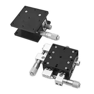 핀몰 60 X 60mm XYZ 선형 스테이지 3축 수동 슬라이딩 플랫폼 트리밍 베어링 튜닝 테이블