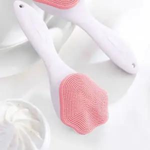 셀프관리세수솔 손쉬운사용 손잡이형 세안도구 피부 우수한 (WFJ6I6M)