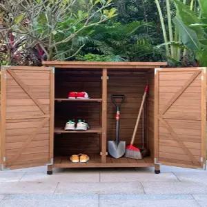 야외 보관함 전원주택 창고 농기구 캐비닛