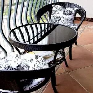 베란다 티테이블세트 발코니 원형 마당 홈카페