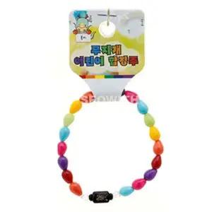 [하프클럽/]기원 염주 팔찌 어린이 자개 합장주 불교 무지개 액세서리