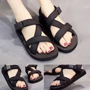 샌들 신발 남녀공용샌들 여름슬리퍼 조리 끈 쪼리 ZG엑스 (WFJSOHU)