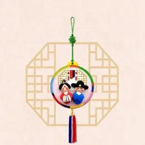 ksr 만들기놀이 클레이 신랑신부걸이 만들기 유치원 어린이집준비물 (WFJ7QKQ)