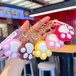 선물 인기 키홀더 귀여운 고양이 발바닥 저렴한 (WFJSPRF)