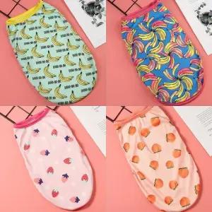 강아지여름옷 컬러풀 푸르츠 나시 강아지옷 (WFJSR8I)