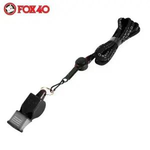 미니 블랙 줄포함 호루라기 CMG 폭스 스포츠호각 (WFJ7T86)