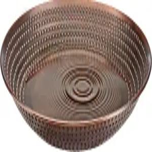 버드 배스 베이슨 전용 야외 뒷마당용 분수 파티오 정원 조류 애호가 선물 20인치 대형 구리 금속 청동