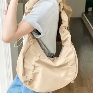 여성 숄더백 곱창끈 숄더백 반달 가방 베이지 (WFK9AIW)