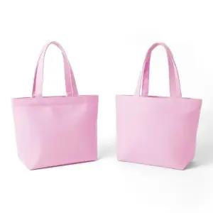 미니 캔버스 핑크 토트백 (WFK9129)