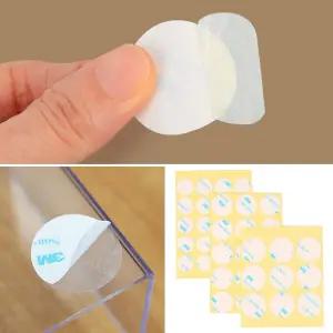 3M 조각 양면테이프 10mm-30mm 원형 반투명 접착 조각양면테이프