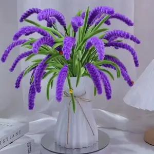 라벤더 diy 모루 키트 화분 만들기 모루꽃다발 부자재 취미생활