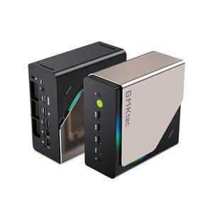 GMKtec AI 미니 PC 울트라 9 285H (터보 5.4GHz) 96GB DDR5 2TB PCIe 4.0 SSD 게이밍 컴퓨터 3X M.2 확장 슬롯, Oculink, 쿼드 스크린 8K 디스플레이 EVO-T1