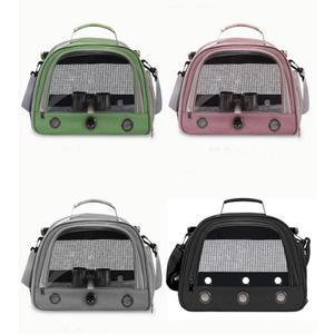 휴대용 새장 둥지 캐리어 가방  벼랑 플랫폼 앵무새 새 용품 여행 애완 동워터 핸드백