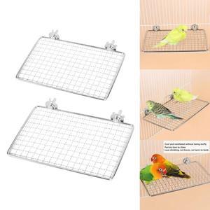 앵무새 그라운딩 플랫폼 스테인리스 스틸 발톱 갈이대 러브버드 카나리아용