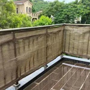 [하프클럽/]발코니 가림막 가벽 옥상 테라스 메쉬 펜션 5m