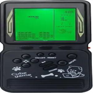 LGYCH 전자 큐브 게임 콘솔 내장 23 블록 수천 가지 모드 그린 백라이트 조절 난이도 /용 스피드 핸드헬드