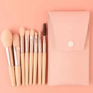 고품질 메이크업 브러쉬 휴대 8종세트 뷰티 메이크업 도구 (WFK9FIO)