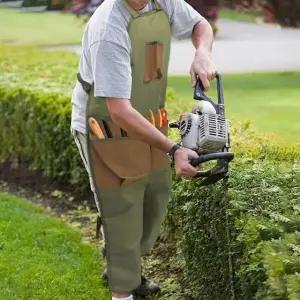 예초기 작업복 보호 장비 앞치마 바지 원예 안전 의류 벌초 (WFK9TG7)