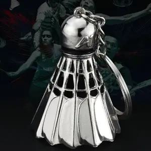 고품질 배드민턴공 열쇠고리 메탈 키체인 셔틀콕 키링 (WFK9FIE)