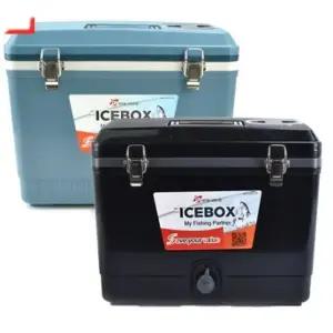 낚시용 어부 여름캠핑 낚시겸용 아이스박스(17L)-검정 (WFK9NYQ)