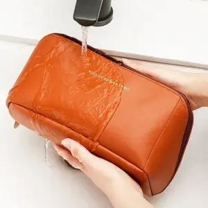 여행용 화장품 가죽파우치 소품가방 수납 보조 가방 (WFK9FKA)