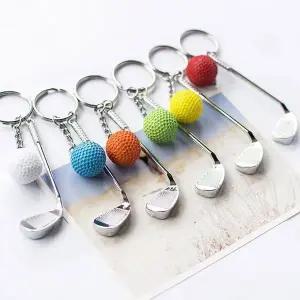 골프채 열쇠고리 키체인 키링 골프공 액세서리 (WFK9FI6)