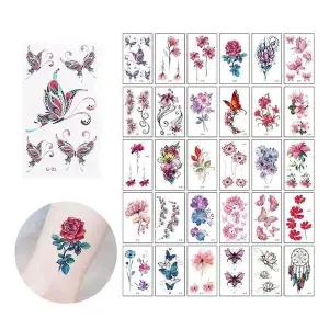 30P 타투스티커 G SET 캐릭터타투 타투판박이 레터링 (WFK930Z)