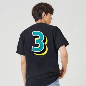 키밍 맨투맨 후드티 3 삼 오버핏 남자반팔티 박스티 WAE0846