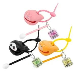 차키행운키링 차키 장식 실리콘타이 아크릴부적 열쇠고리키링 3p (WFKA22J)