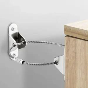 안전고정장치 서랍고정와이어 신발장 안전 벽 책장고정장치 (WFK9YYB)