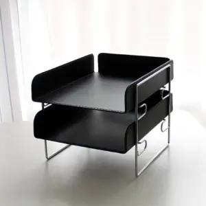 회사서류함 문서 서류철 정리 가죽2단서류케이스 2단 (WFKA57E)