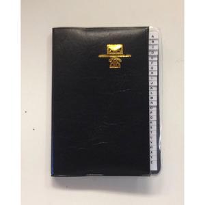 [미국배송] 캠셋 주소 전화번호부 소형 3.25인치 X 4인치 블랙