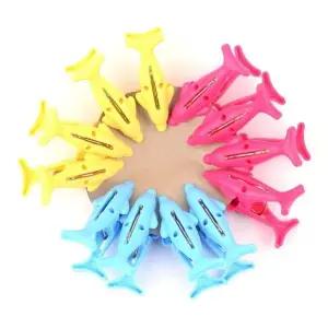 빨래 정리 집게 12P 돌고래 형식 다용도 고정 (WFKA5J4)