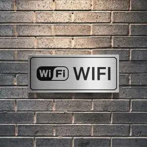 표시판 와이파이 안내 스틸 판넬 스티커 (WFK9ZPW)