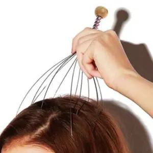 두피 마사지 브러쉬 헤어 안마기 지압기 머리 마사지기 (WFKA8D0)