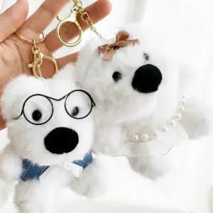 [하프클럽/]실리콘키링 웨딩 키홀더 열쇠고리 가방고리 곰돌이인형키링