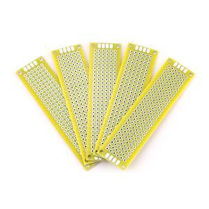 쿠리식 양면 프로토타입 DIY  인쇄 회로 PCB 보드 프로토보드 키트 브레드보드 세트 빨간색 2x8cm 15 개