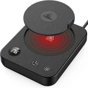 머그 워머 3템프 설정의 커피 2-12시간 타이머의 자동 차단 기능이 있는 컵 LED 디지털 디스플레이가