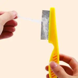 강아지 얼굴빗 벌레 죽은털 브러쉬 애견 눈꼽빗 대 (WFKAFL6)