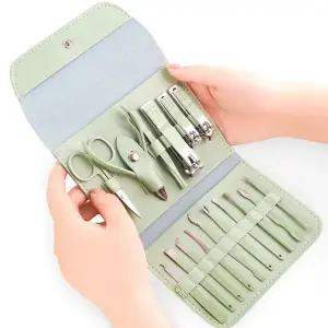 손톱 발톱 네일 클리퍼 16종 세트 가정용 미용 도구 (WFKALA6)