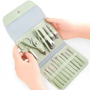 손톱 발톱 네일 클리퍼 16종 세트 가정용 미용 도구 (WFKALA6)