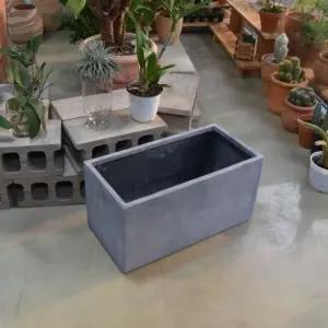 FRP 초대형화분 직사각 60x30x30cm 네추럴시멘트 (WFKAD91)
